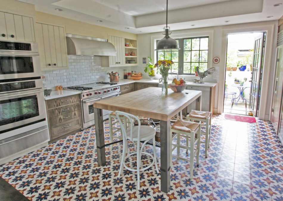 Kitchen with Built-In Storage