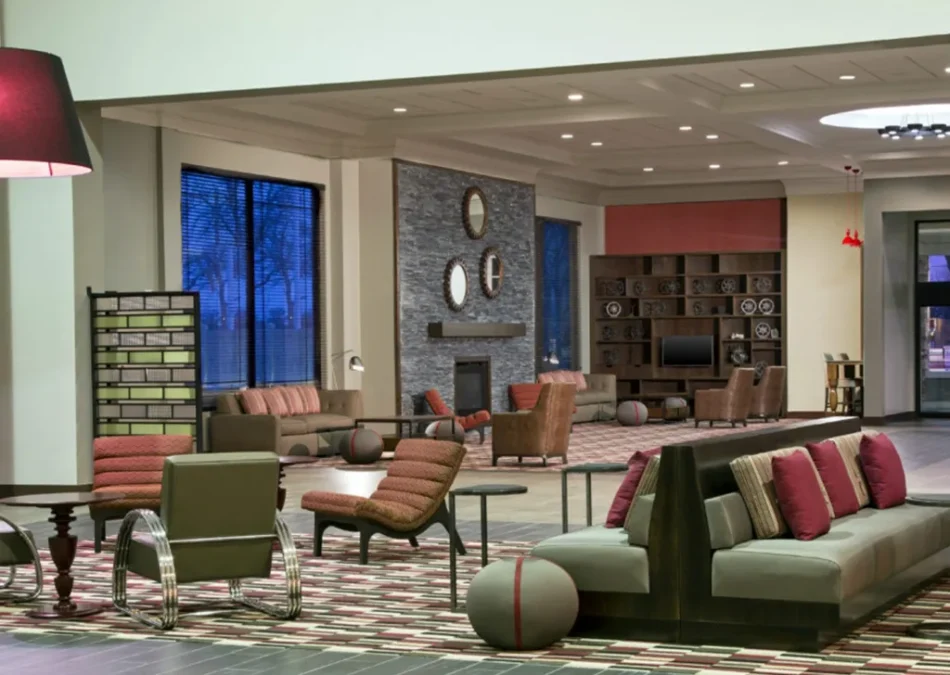 Lobby Woodwork Design